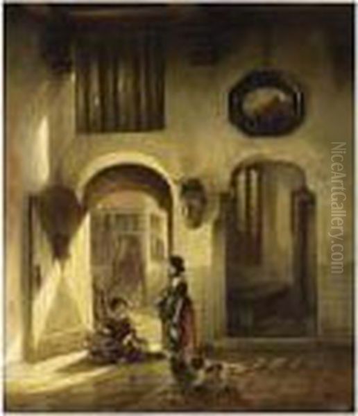 Children In An Interior - view 1