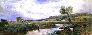 Harvest Time by Myles Birket Foster