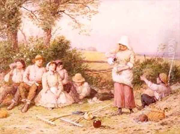 Refreshment in the Hayfield - view 1