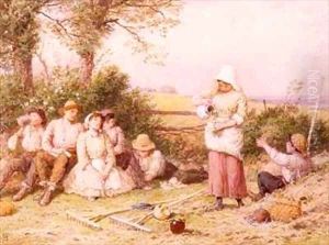 Refreshment in the Hayfield