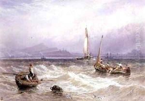 Seascape by Myles Birket Foster