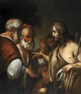 Predigt Johannes Des Taufers by Bernardo Strozzi