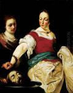 Salome With The Head Of John The Baptist by Bernardo Strozzi