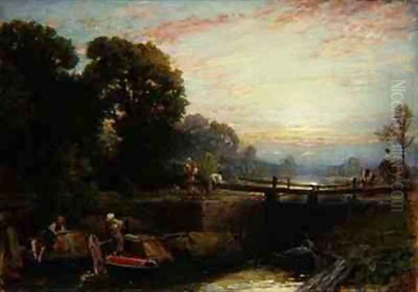 Lock at Sunset - view 1