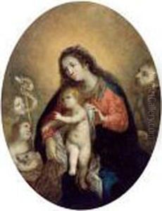 La Sacra Famiglia Con San Giovannino E Un Angelo
