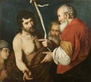 La Predica Del Battista by Bernardo Strozzi