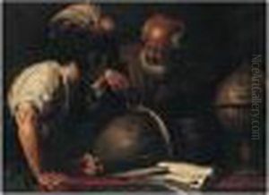 The Geographers by Bernardo Strozzi