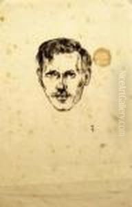 Portrait Of A Man by Hermann Struck