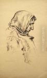 Woman In A Profile by Hermann Struck