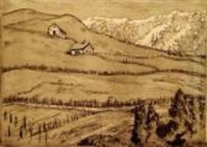 Tyrol Landscape, Austria by Hermann Struck