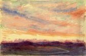 Weite Abendlandschaft In Haifa