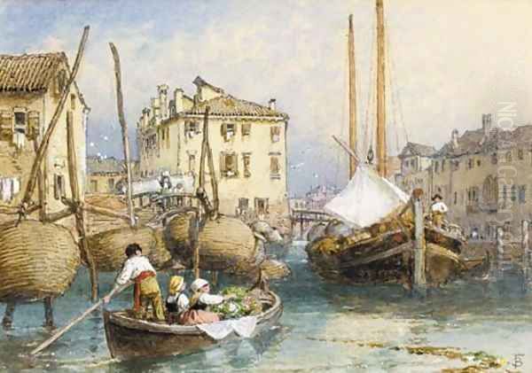 A side canal, Venice - view 1