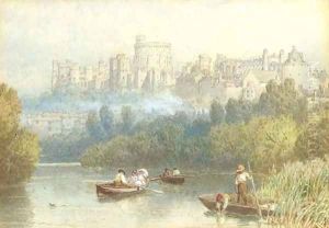 Windsor Castle by Myles Birket Foster