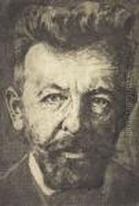 Bildnis Richard Dehmel by Hermann Struck