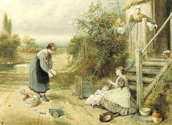 Children playing in a lane - view 1