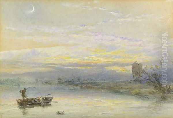 Evening on the Broads - view 1