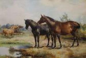 Horses by William Strutt