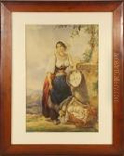 Peasant Girl With Baby - view 1