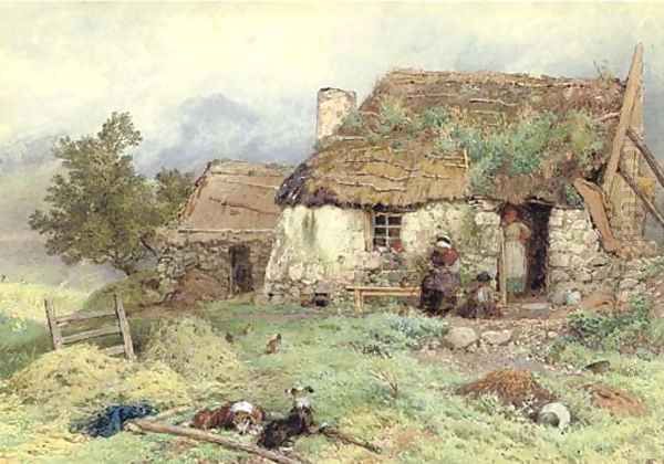 Crofter's cottage, Ardessie, Scotland - view 1