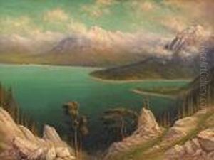 A View Of Emerald Bay From 
Rubicon Point With Mt. Tallac In The Distance, Lake Tahoe (no. 1909), 
1914