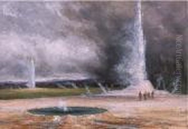 Old Faithful, Yellowstone - view 1