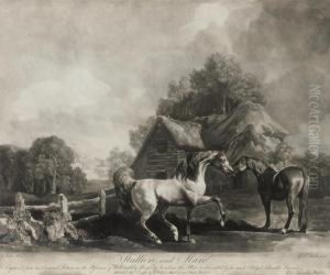 Stallion And Mare by George Stubbs