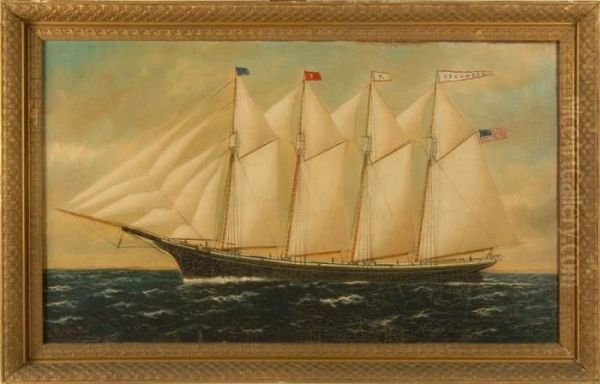 The Four-masted Ship Tecumseh - view 1
