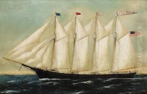 A Four Mast Schooner "king Philip" A Four Mast Schooner "king Philip"