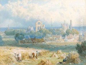 Edinburgh from the Forth by Myles Birket Foster