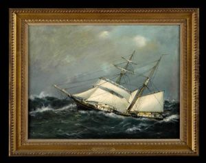 Schooner At Half Mast