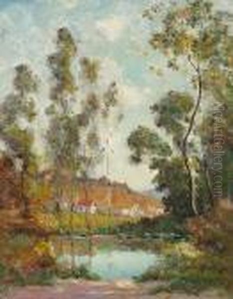 Cottages By A Pond - view 1