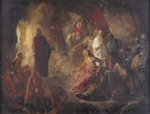 Biblische Szene. by Ernst Stuckelberg