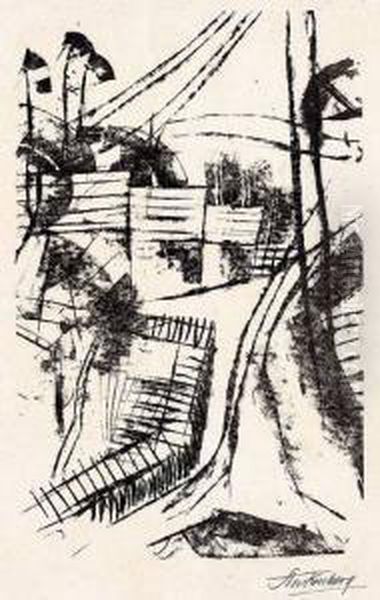 "strasse Mit Drei Hausern" - view 1
