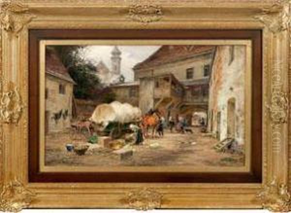 Markttag In Einem Oberbayerischen Stadtchen - view 1