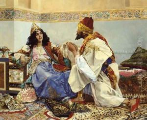 The Gift for the Favorite by Antonio Maria Fabres Y Costa