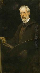 Autorretrato by Antonio Maria Fabres Y Costa