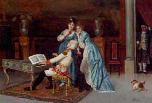 The Love Song by Antonio Maria Fabres Y Costa
