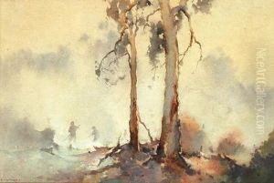 Burning Off by Reginald Ward Sturgess