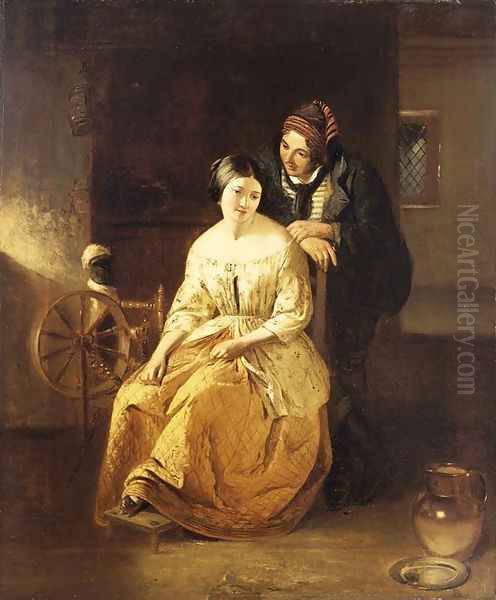 Catherine Seyton, The Proposal, Sir Walter Scott's 'The Abbott' - view 1