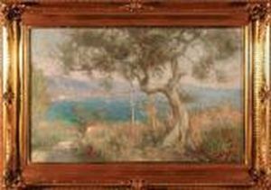 Pejzaz Z Drzewem, 1907 R. Pejzaz Z Drzewem, 1907 R.