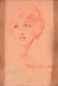 Portret Kobiety, 1927 R. by Tadeusz Styka