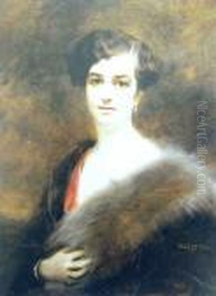 Portret Damy Z Etola Ok. 1920 R. - view 1