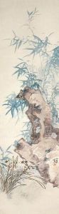 Bamboo And Narcissus By A Rock by Wang Su