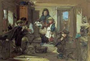 Seeing Them Off by Thomas Faed