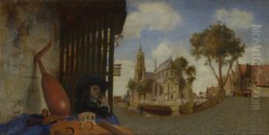 View of the City of Delft 1652 by Carel Fabritius