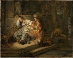 Mercury and Aglauros by Carel Fabritius