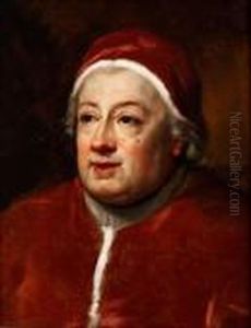 Portrait Des Papst Benedikt Xiv.