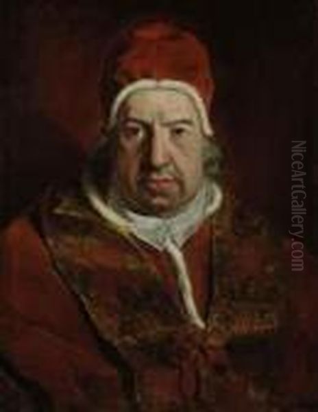 Portrait Of Pope Benedict Xiv, Bust-length - view 1
