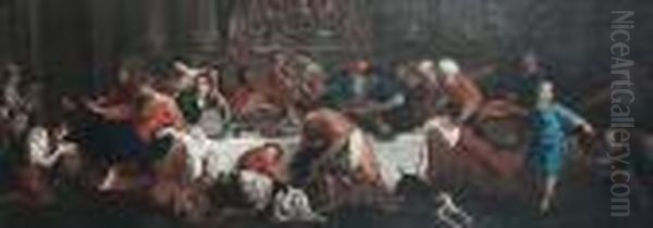 Christ In The House Of Simon The Pharisee by Pierre Subleyras
