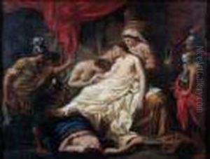 La Mort De Cleopatre by Pierre Subleyras
